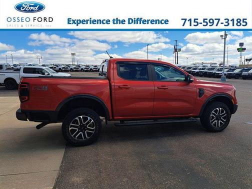 Hot Pepper Red Metallic Tinted Clearcoat 2024 Ford Ranger LARIAT
