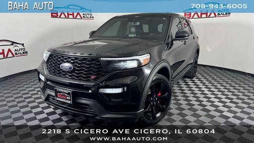 Agate Black Metallic 2021 Ford Explorer ST