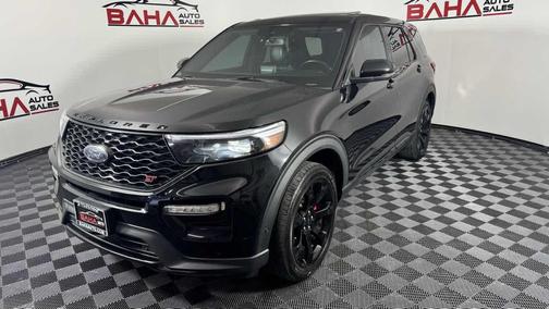 Agate Black Metallic 2021 Ford Explorer ST