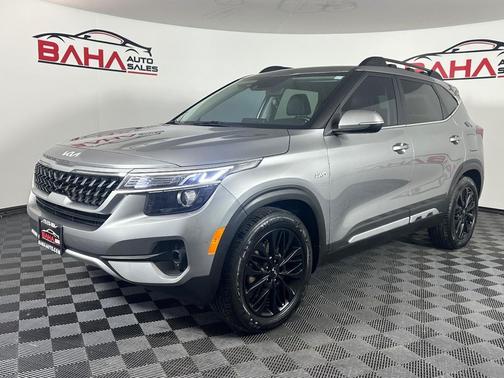 Steel Gray 2023 Kia Seltos Nightfall Edition
