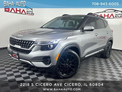 Steel Gray 2023 Kia Seltos Nightfall Edition