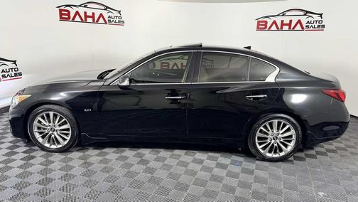 Black Obsidian 2019 INFINITI Q50 3.0t LUXE