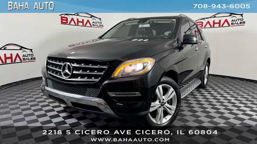 Black 2014 Mercedes-Benz M-Class 4MATIC