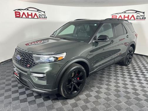 Forged Green Metallic 2022 Ford Explorer ST
