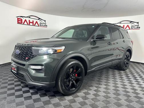 Forged Green Metallic 2022 Ford Explorer ST