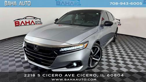 Lunar Silver Metallic 2021 Honda Accord Sport 1.5T