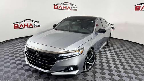 Lunar Silver Metallic 2021 Honda Accord Sport 1.5T