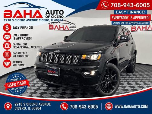 Diamond Black Crystal Pearlcoat 2018 Jeep Grand Cherokee Altitude