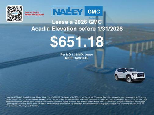 2026 GMC Acadia FWD Elevation