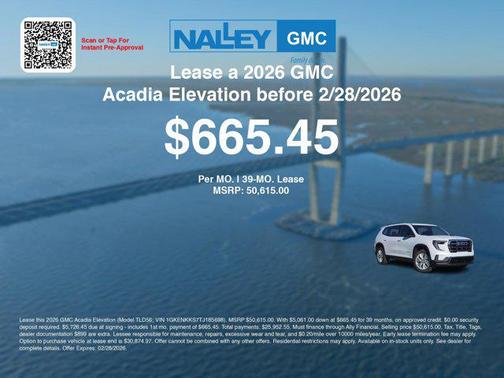 2026 GMC Acadia FWD Elevation