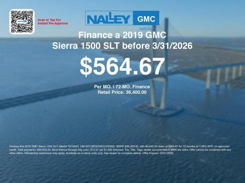 2019 GMC Sierra 1500 SLT