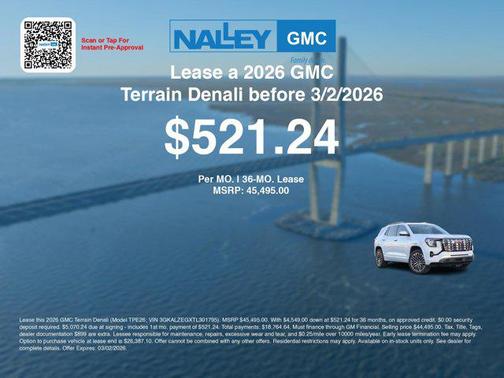 2026 GMC Terrain Denali