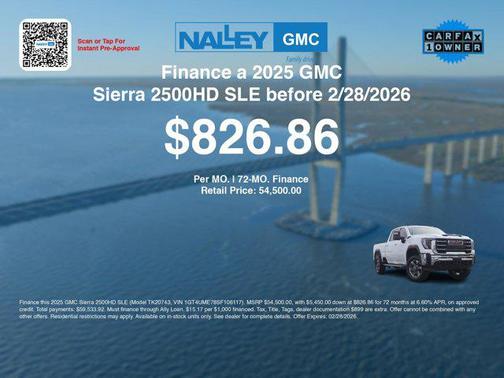 2025 GMC Sierra 2500 SLE