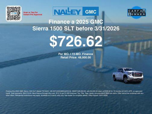 2025 GMC Sierra 1500 SLT