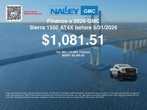 Coastal Dune 2026 GMC Sierra 1500 AT4X
