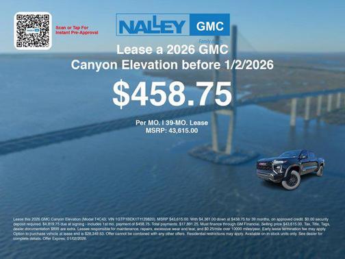 2026 GMC Canyon Elevation
