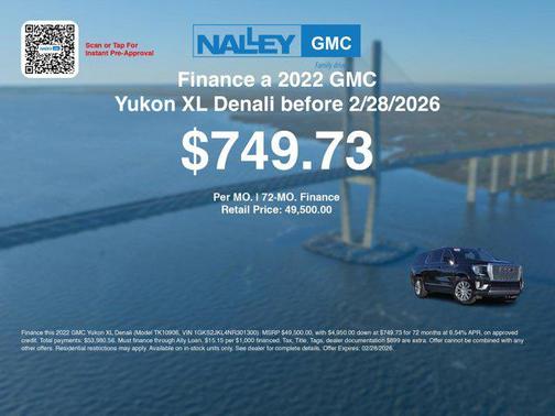 2022 GMC Yukon XL Denali