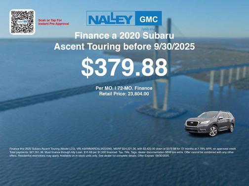 2020 Subaru Ascent Touring 7-Passenger