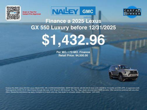 2025 Lexus GX 550 Luxury+