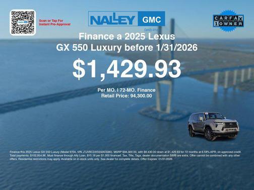 2025 Lexus GX 550 Luxury+