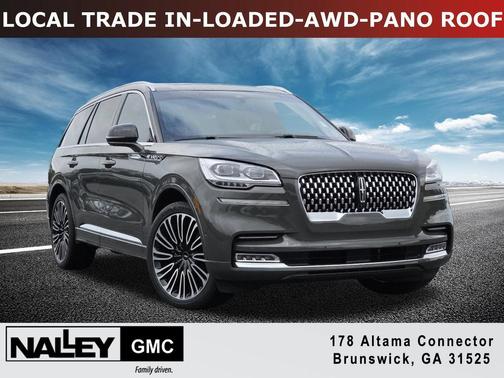 Chroma Caviar Dark Gray Metallic Clearcoat 2023 Lincoln Aviator Black Label AWD