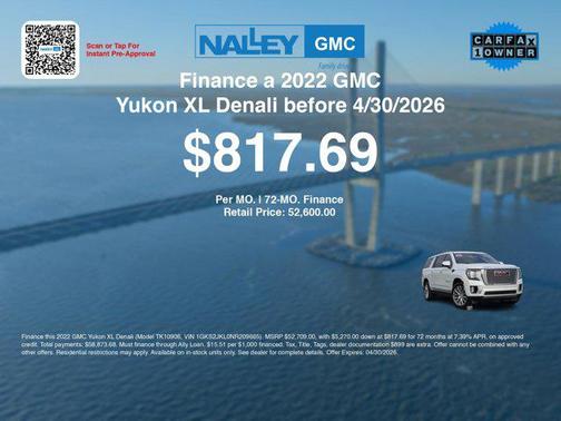 2022 GMC Yukon XL Denali