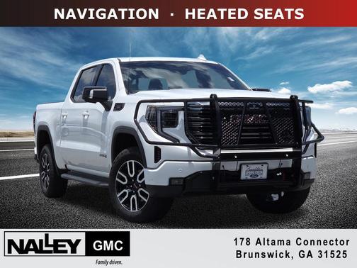 Summit White 2024 GMC Sierra 1500 AT4