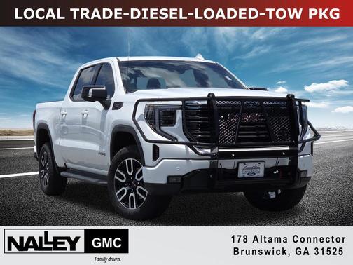 Summit White 2024 GMC Sierra 1500 AT4
