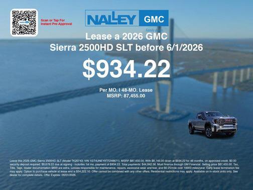 Sterling Metallic 2026 GMC Sierra 2500 SLT