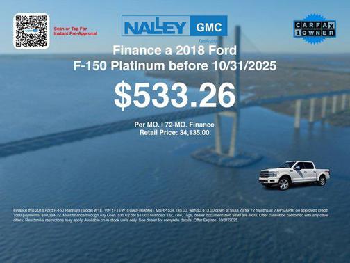 2018 Ford F-150 Platinum