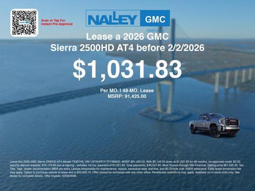 2026 GMC Sierra 2500 AT4