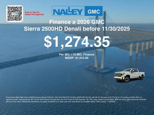 2026 GMC Sierra 2500 Denali