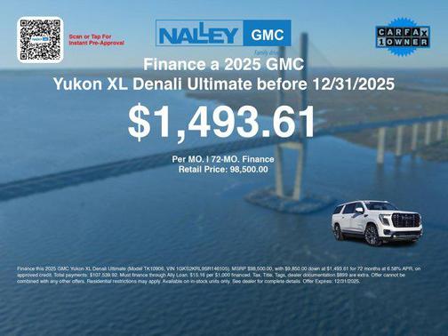 2025 GMC Yukon XL Denali Ultimate