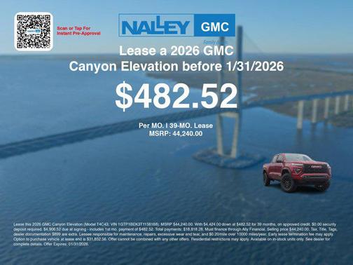 2026 GMC Canyon Elevation