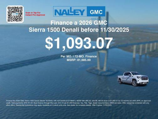 2026 GMC Sierra 1500 Denali