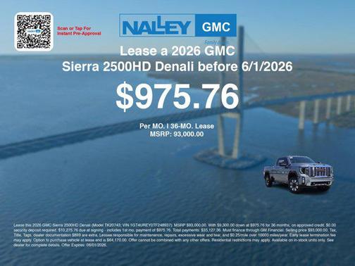 Sterling Metallic 2026 GMC Sierra 2500 Denali