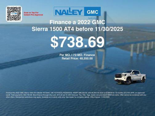 2022 GMC Sierra 1500 AT4