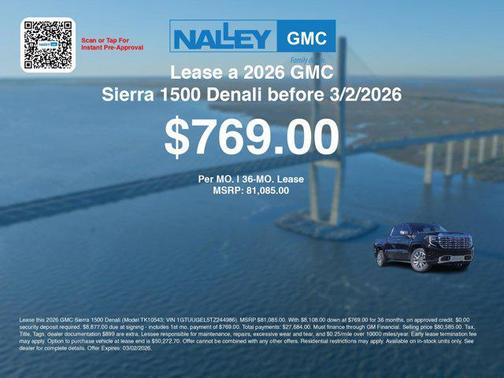 2026 GMC Sierra 1500 Denali