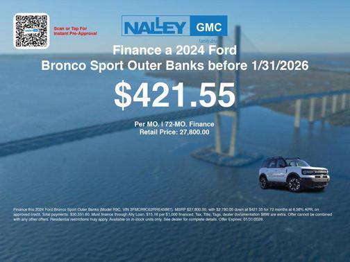 2024 Ford Bronco Sport Outer Banks