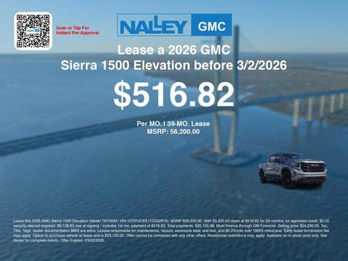 2026 GMC Sierra 1500 Elevation