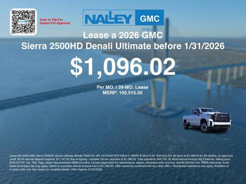 2026 GMC Sierra 2500 Denali Ultimate