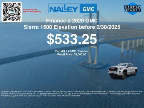 2020 GMC Sierra 1500 Elevation