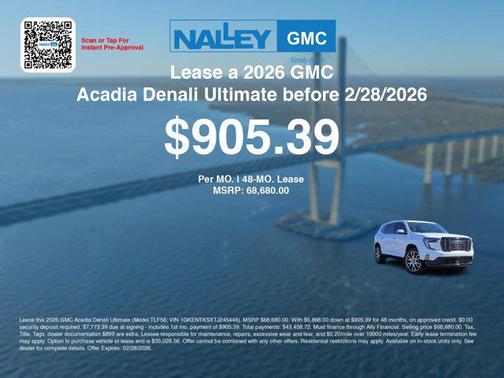 2026 GMC Acadia Denali