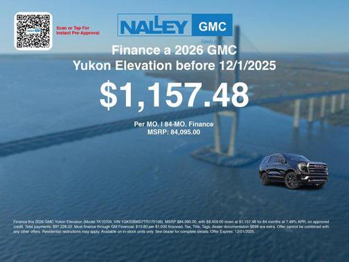2026 GMC Yukon 4WD Elevation