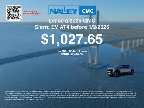 2026 GMC Sierra EV Extended Range AT4