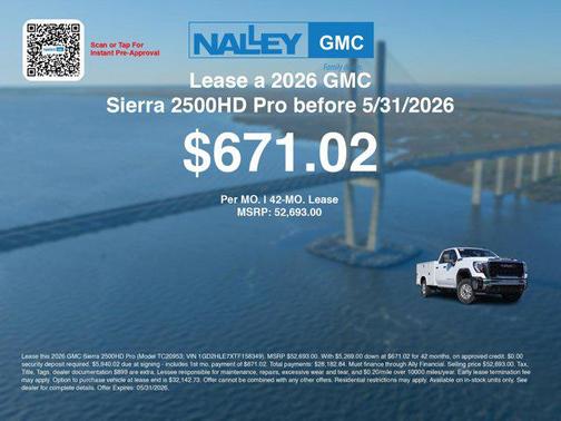 Summit White 2026 GMC Sierra 2500 Pro