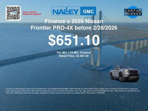 2026 Nissan Frontier PRO-4X