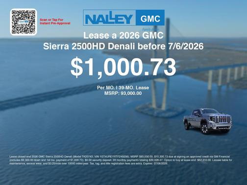 Sterling Metallic 2026 GMC Sierra 2500 Denali
