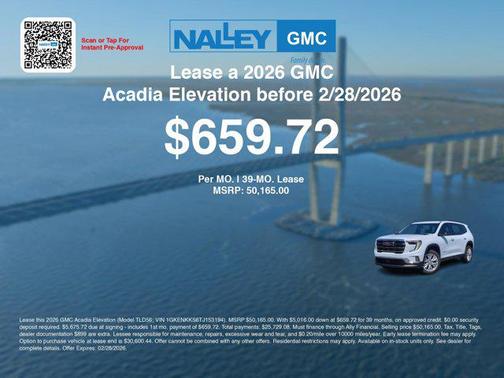 2026 GMC Acadia FWD Elevation