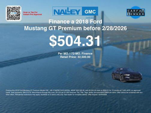 2018 Ford Mustang GT Premium